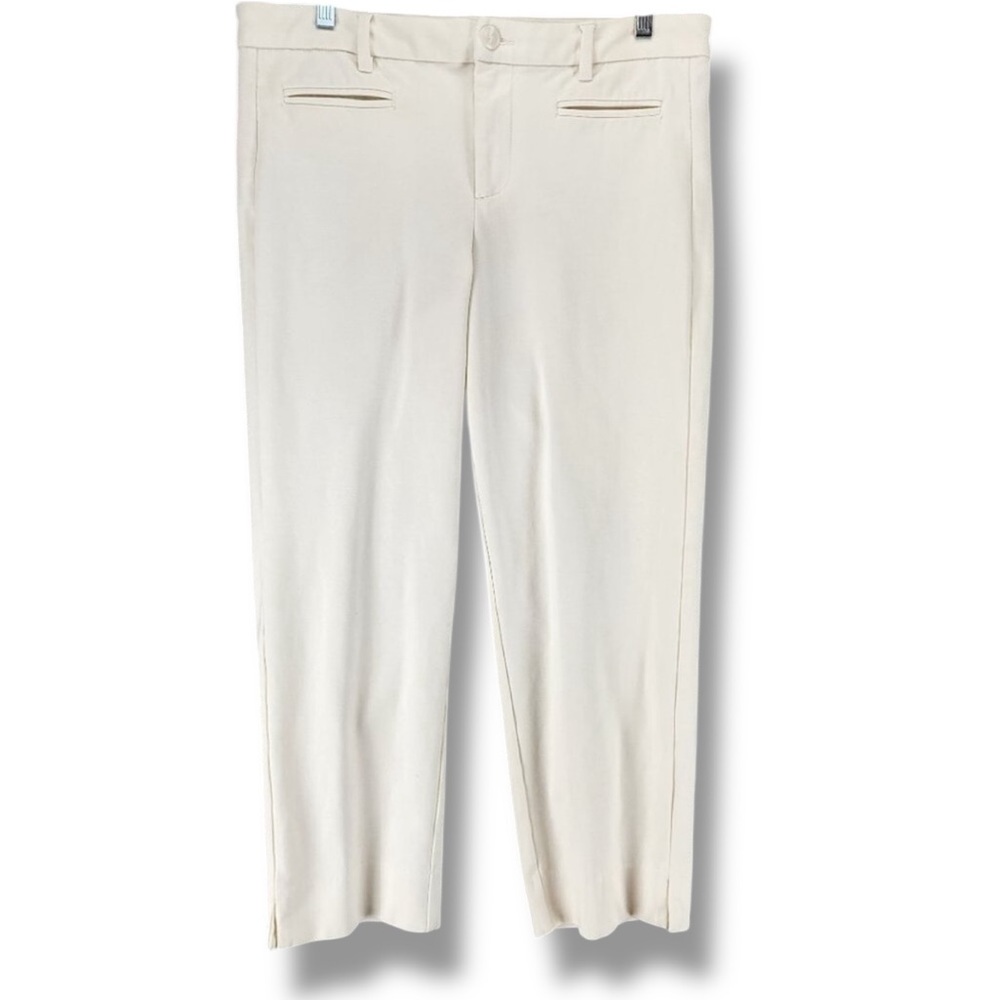 Liverpool Los Angeles Kelsey Knit Trousers in Ivory (Size 12)